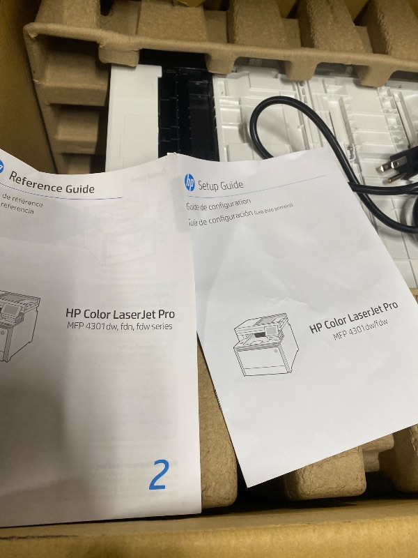 Photo 1 of *********SCREEN NOT WORKING*************HP Color LaserJet Pro MFP 4301fdw Wireless All-in-One Color Laser Printer, Scanner, Copier, Fax, Best-for-Office