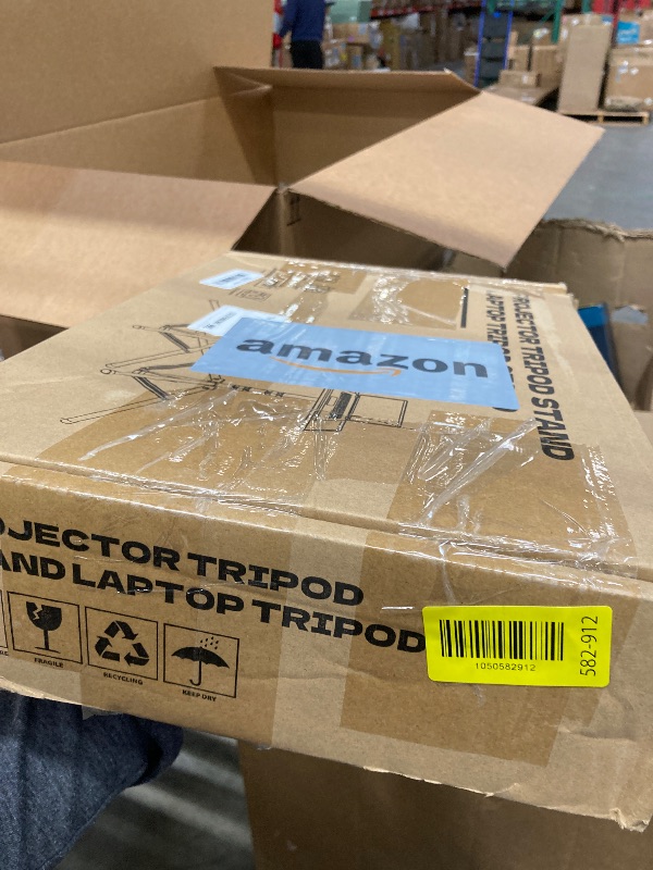 Photo 1 of **MISSING PARTS***Projector Stand, 22 to 55 Inch Laptop Stand,Projector Tripod with Phone Holder,Tripod for Projector,DJ Equipment,Projector Stand for Outdoor Movies,Office, Home, Stage or Studio (White)