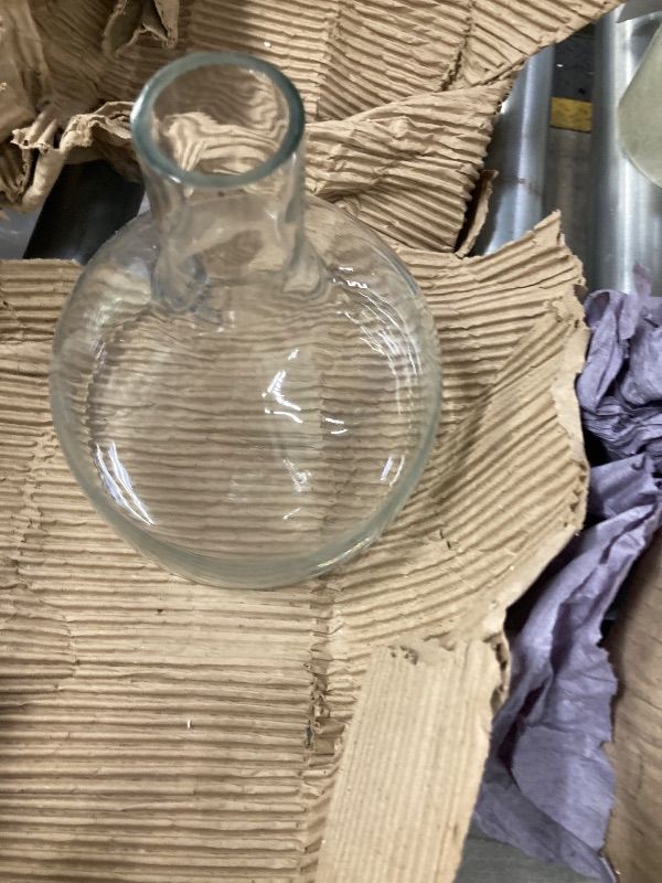 Photo 1 of ***MISSING MARBLE BASE *** Santa Barbara Design Studio Glass Wine Carafe, 42-Ounce, White