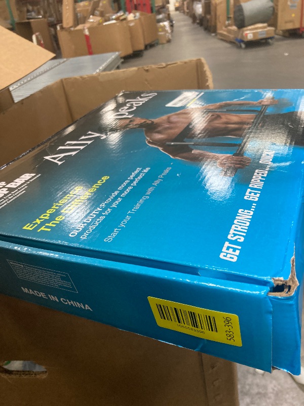 Photo 1 of ***MISSING PARTS -SELLING AS IS *** ALLY PEAKS Pull Up Bar Thickened Steel Pipe Super Heavy Duty Steel Frame Upper Workout Bar| Multi-Grip Strength for Doorway | Indoor Chin-Up Bar Fitness Trainer for Home Gym Max Limit 440 lbs