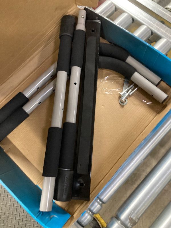 Photo 1 of ***MISSING PARTS -SELLING AS IS *** ALLY PEAKS Pull Up Bar Thickened Steel Pipe Super Heavy Duty Steel Frame Upper Workout Bar| Multi-Grip Strength for Doorway | Indoor Chin-Up Bar Fitness Trainer for Home Gym Max Limit 440 lbs