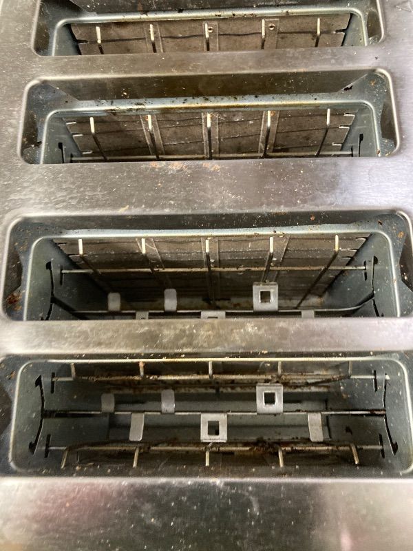 Photo 1 of ***USED*** Cuisinart 4 Slice Compact Stainless Steel Toaster with Extra-Wide Slots for Bread, French Toast, Bagels & Pastries, Defrost & Reheat Functions, CPT-180P1, Brushed Stainless, Removable Crumb Tray