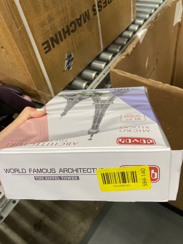 Photo 1 of ***MISSING PIECES -SELLING AS PARTS ONLY*** dOvOb Architecture Eiffel Tower Micro Blocks Set, 3369??? Pieces Mini Bricks 3D Puzzle Toy, Gift for Adults and Kids