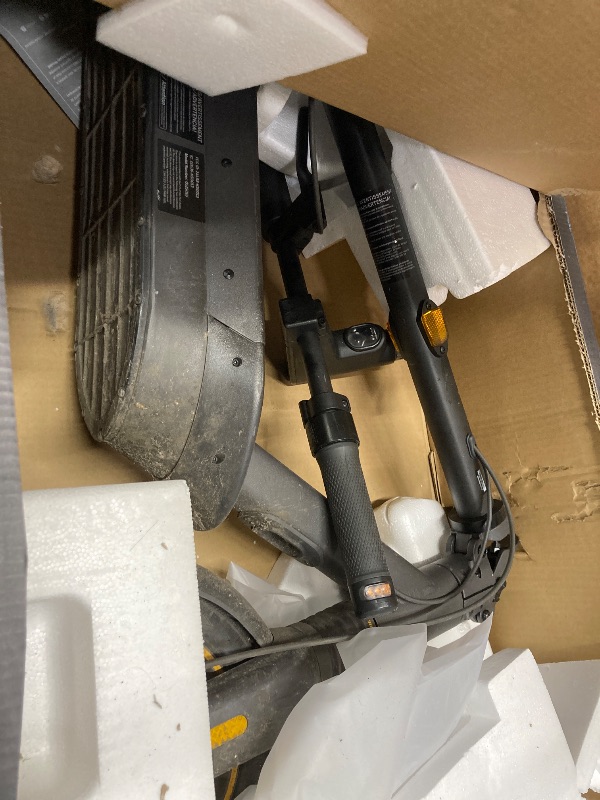 Photo 1 of ***USED, MISSING PART -SELLING AS IS*** Segway Ninebot MAX G2 Electric KickScooter, Power by 1000W Motor, Up to 43 Miles Range and 22MPH, w/t 10-inch Tires , Dual Brakes & Suspension, Electric Scooter for Adults, UL-2272 Certified