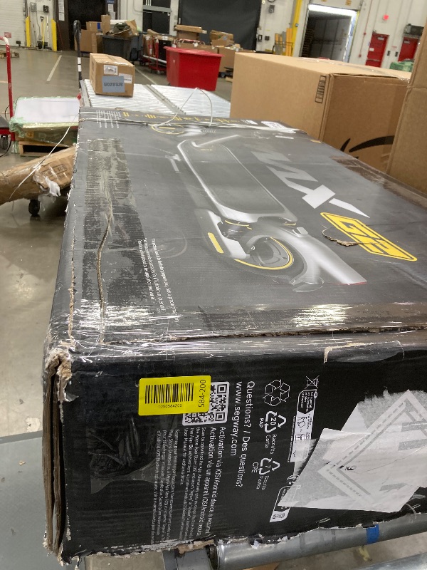 Photo 1 of ***USED, MISSING PART -SELLING AS IS*** Segway Ninebot MAX G2 Electric KickScooter, Power by 1000W Motor, Up to 43 Miles Range and 22MPH, w/t 10-inch Tires , Dual Brakes & Suspension, Electric Scooter for Adults, UL-2272 Certified