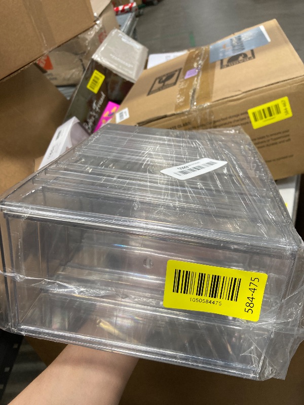 Photo 1 of ***MISSING PIECES*** Desk Organizers And Accessories With 22 Drawers, 4 Pack Office Desktop Drawers, Plastic Makeup Organizer Containers Bins With Drawers Desk Organization, Bathroom Organizers Storage Case Box***MISSING PIECES***