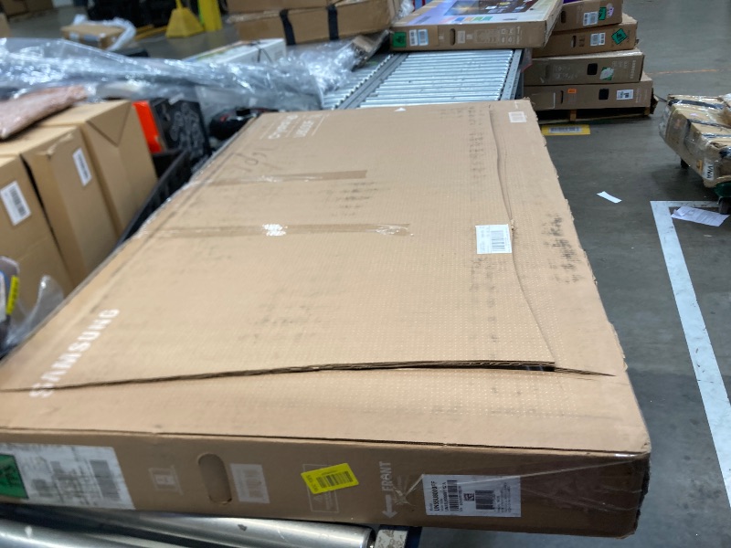 Photo 1 of ***Screen Damaged***Samsung 55-Inch Class Crystal UHD U8000F 4K Smart TV (2025 Model) Endless Free Content, Crystal Processor 4K, Metal Stream Design, Knox Security, Compatible with Alexa