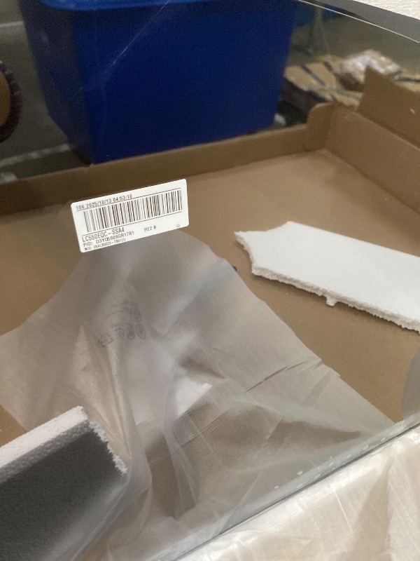 Photo 1 of ***Screen Damaged***Samsung 55-Inch Class Crystal UHD U8000F 4K Smart TV (2025 Model) Endless Free Content, Crystal Processor 4K, Metal Stream Design, Knox Security, Compatible with Alexa