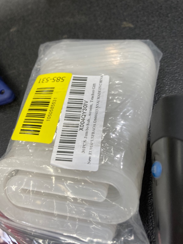 Photo 1 of ?30PCS Jumbo Blanks Acrylic Paper Clips - 4x2in Large Bookmark, Office School Supplies, DIY Customizable Organizer for Home, Classroom, Teacher Gift?