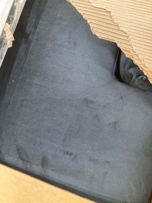 Photo 1 of **PARTIAL SET/BOX 3 OF 5 ONLY****HONBAY Sectional Sleeper Sofa with Pull Out Bed U-Shape Sectional Couch with Storage Chaise 6 Seater Sleeper Sectional Sofa Bed, Velvet Black