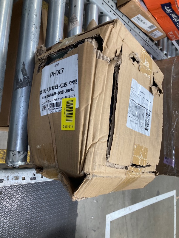 Photo 1 of (2 Pack) RRQ 8 Inch Caster Wheels, Pneumatic Rigid Caster Wheels with Zinc Top Plate for Cart, Dolly, Trolley, Workbench and Wagon, All Terrain Casters, Black Rubber Wheels, 590 Lbs Total Capacity