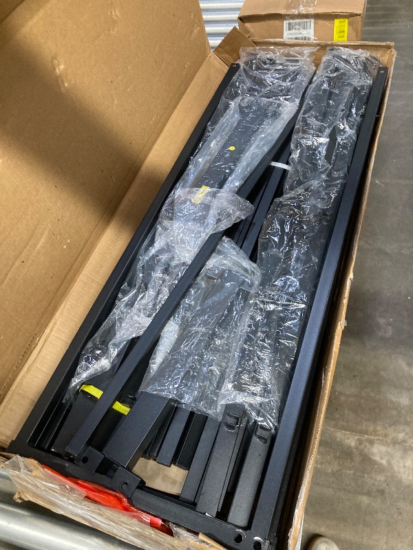 Photo 1 of ***missing parts 
Lutown-Teen 14 Inch King Bed Frame Sturdy Mattress Foundation, Heavy Duty Metal Platform with Steel Slats Support No Box Spring Needed, Noise Free, Easy Assembly, Black