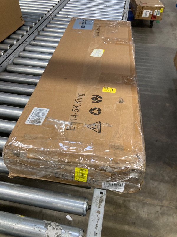 Photo 1 of ***missing parts 
Lutown-Teen 14 Inch King Bed Frame Sturdy Mattress Foundation, Heavy Duty Metal Platform with Steel Slats Support No Box Spring Needed, Noise Free, Easy Assembly, Black