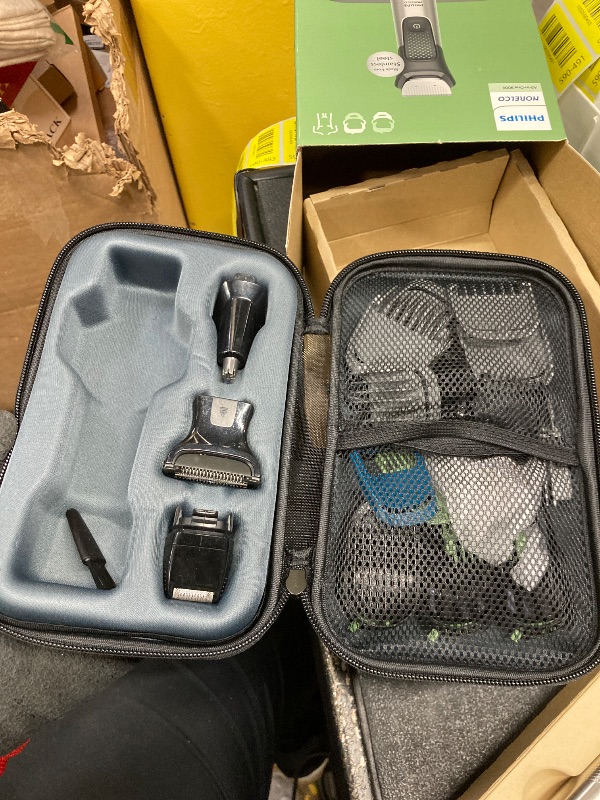 Photo 1 of ***MISSING PART -SELLING AS IS*** Philips Norelco All-in-One 9000 Series 28-Piece Trimmer - Electric Shaver and Clipper for Face, Beard, Head & Body, Self-sharpening Full Metal Blades, 27 Length Settings (0.5-20 mm), MG9585/49