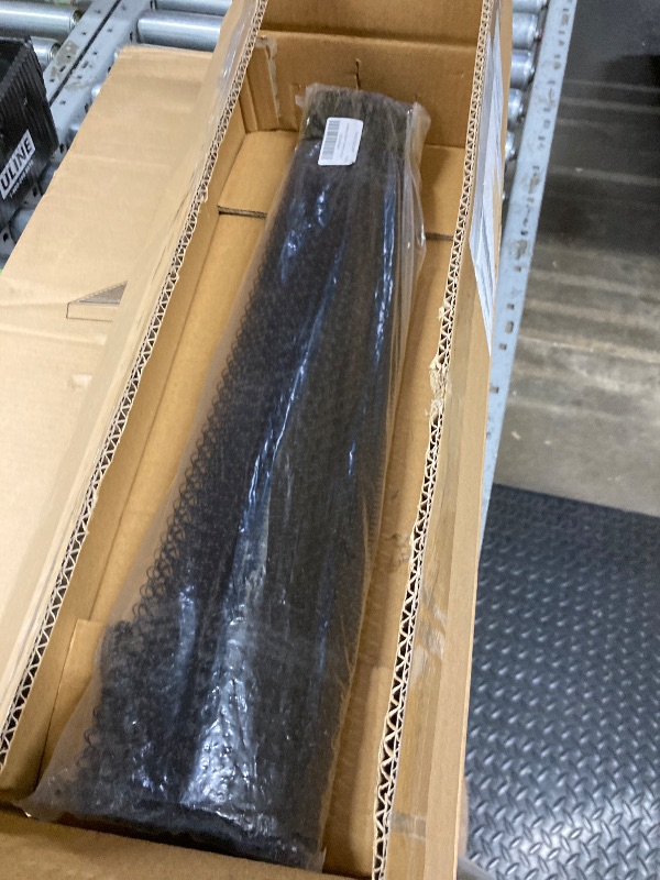 Photo 1 of 1 Pack Fireplace Mesh Screen Curtain,22”x24” Spark Guard Chain for Hearth,Metal Fireplace Replacement Black Hanging Mesh Curtain Screens for Home Wood Burning Fireplace
