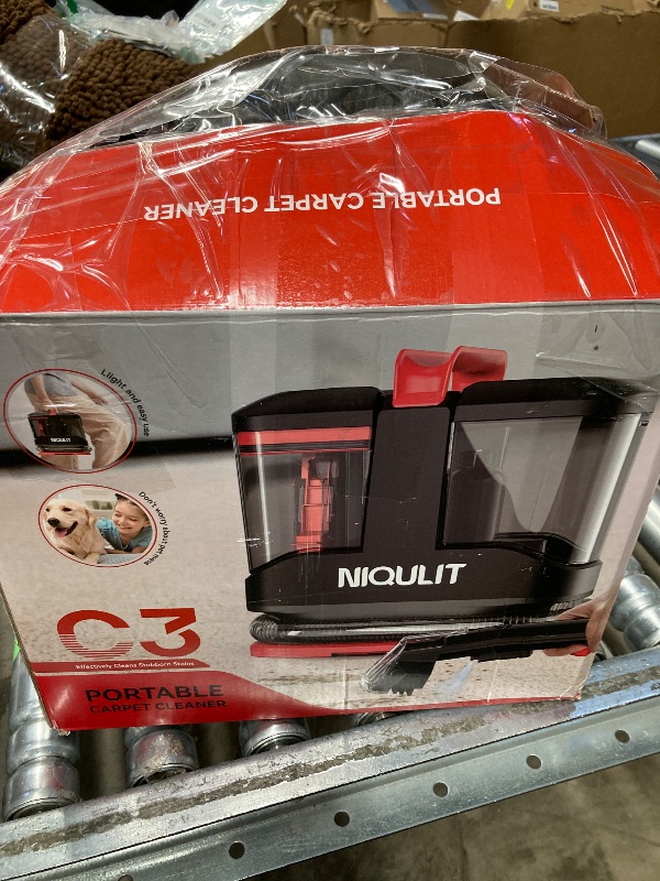 Photo 1 of **NO CLEANING SOLUTION**NIQULIT Upholstery Cleaner Machine for Pet Stain, Couch & Car, with Cleaning Solution EST VALUE 51.40