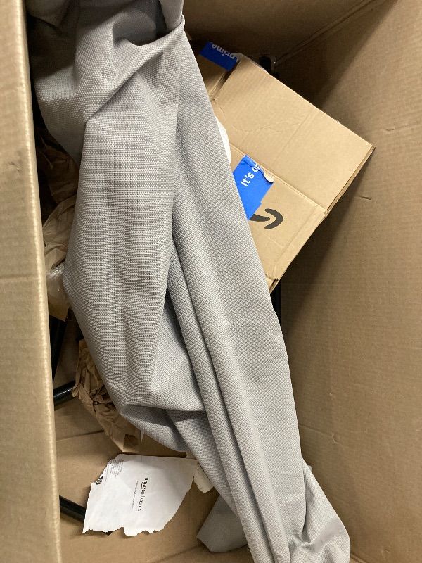 Photo 1 of ***MISSING FRAME PARTS***Amazon Basics Cooling Elevated Breathable Pet Bed For Dog, X-Large (60.1 x 37.1 x 8.9 Inches), 1 count, Grey