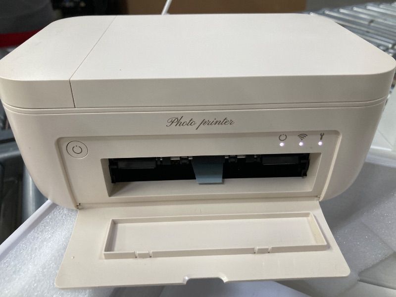 Photo 1 of **MISSING RIBBONS**HPRT 4x6 Photo Printer with 108 Sheets & 2 Ribbons - Dye Sublimation Wireless Portable Photo Printer for iPhone & Android Smartphones, Home & Travel Picture Printing, Ideal Gift, Beige