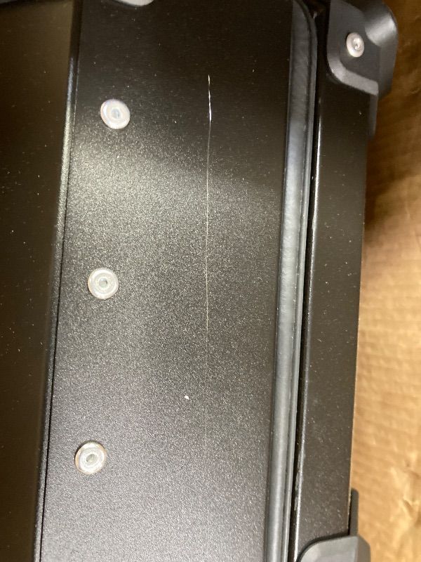 Photo 1 of ***SCRATCHED***Gurblofy Motorcycle Top Case, 15L Aluminum Compact Motorcycle Top Box with Anti-Theft Lock System, Waterproof, Easy Installation with Universal Bracket, For Urban Commuter, Black, GBTC-15BL***SCRATCHED***