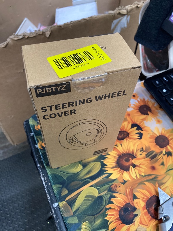 Photo 1 of ?2025 Model? Breathable Soft Leather Car Steering Wheel Cover for Men Women, Non-Slip, Comfortable,Universal 15 inches Steering Wheels, Black