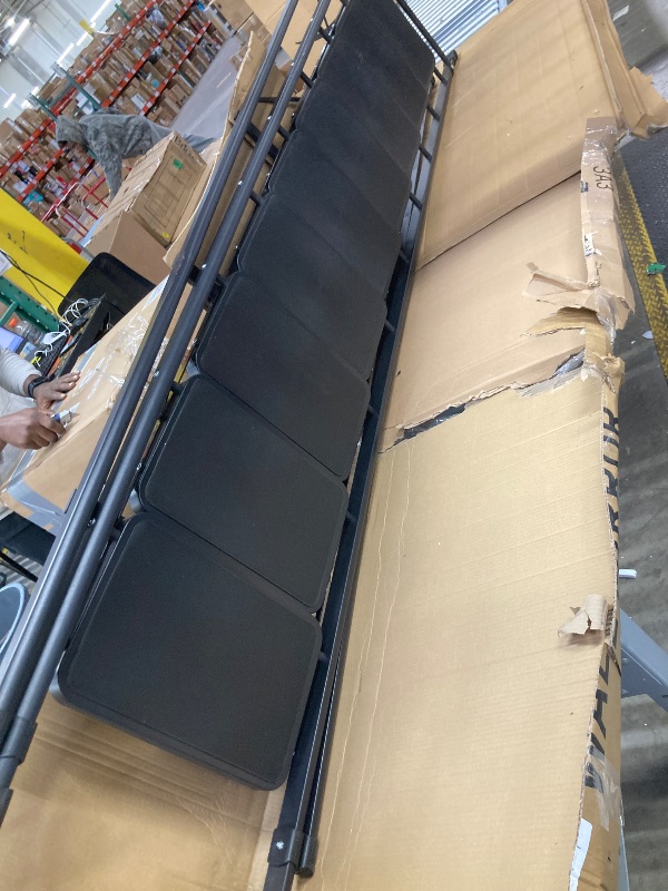 Photo 1 of ** similar item** Step Ladder with Platform,Folding Step Stool,Heavy Duty Step Ladders with Anti-Slip Widen Pedals,Handrail,Safe-Lock Design,Step Ladder for Adults (Black, 6 Step+Handrail)