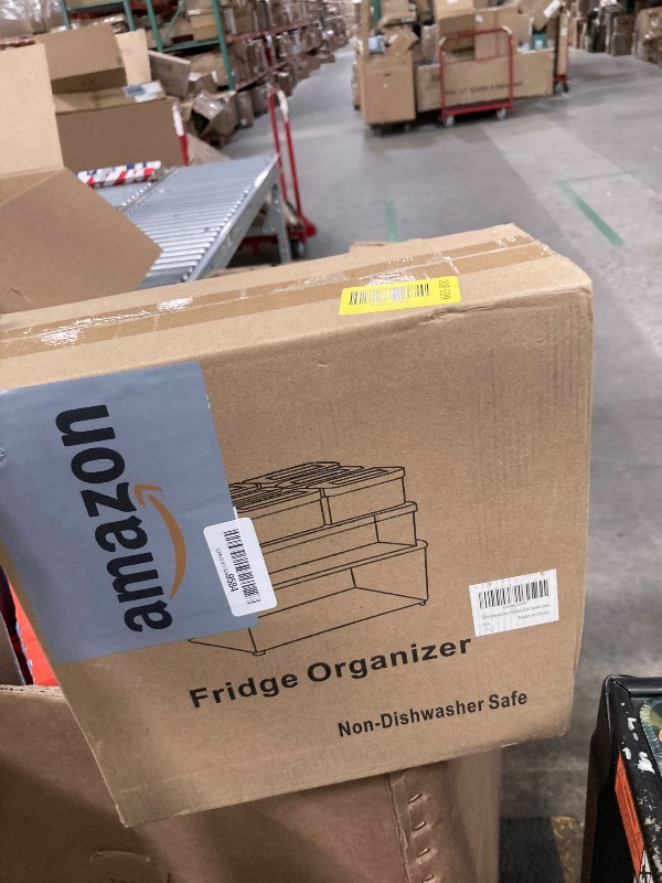 Photo 1 of 10 Pack Refrigerator Pantry Organizer Bins, Stackable Fridge Organizer Bins with Lids, Clear Plastic Food Storage Bins for Kitchen, Countertops, Cabinets, Fridge, Drinks, Fruits, Vegetable, Cereals