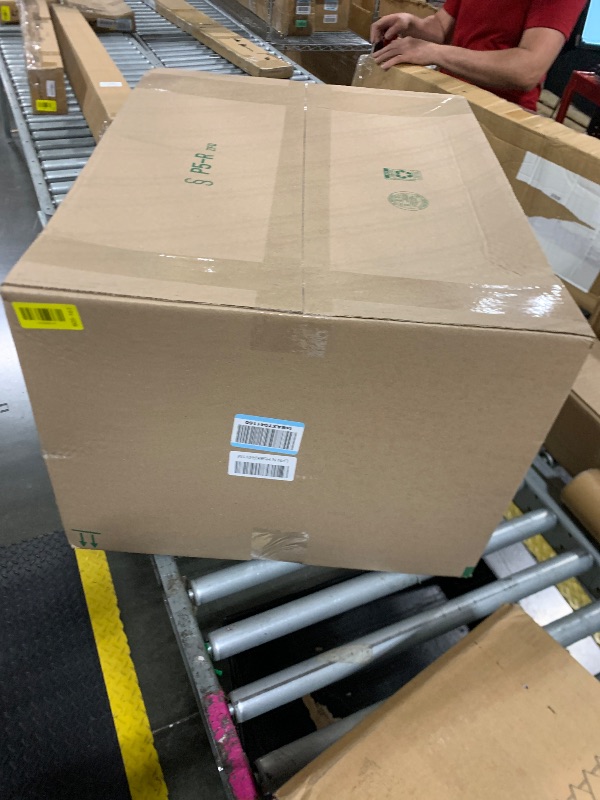 Photo 1 of **HANDLES BROKEN** Mind Reader 40L Ventilated Laundry Baskets, Lightweight Clothes Hamper with Cutout Handles for Bathrooms and Closets, Plastic, Set of 2, Black