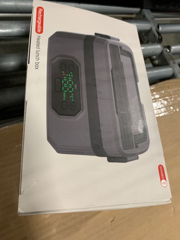 Photo 1 of ** SOLD AS IS, NO REFUND/RETURN** SEE COMMENTS!
24000mAh Cordless Electric Lunch Box, 1.6L Self Heating Lunch Box with Scheduled Heating, Portable Food Warmer for Office, Job Site, Truck, Outdoor, No Microwave Needed