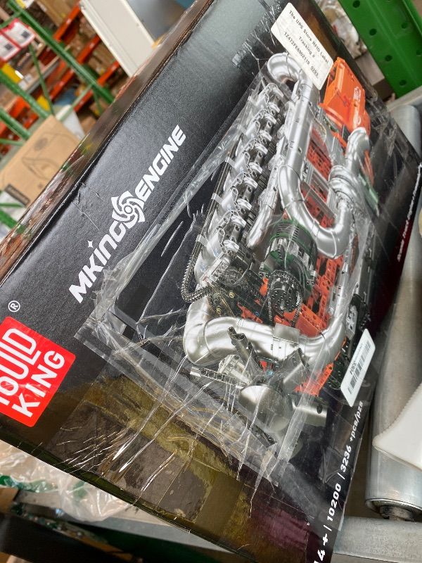 Photo 1 of **MISSING PARTS**
Mould King Heavy Truck Engine with Transmission, Engine Model Kit that Runs, Engines Building Blocks Set for Adults with Battery and Motor, STEM Toy for Teen Youth (3236 PCS)