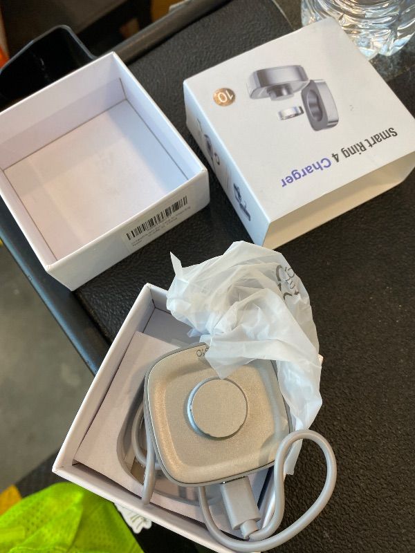 Photo 1 of **UNTESTED**
Compatible with Ou-ra Ring Gen 4 Charger - Size 10 - Portable Replacement Fast Charging Dock with USB-C Cable for Smart Ring