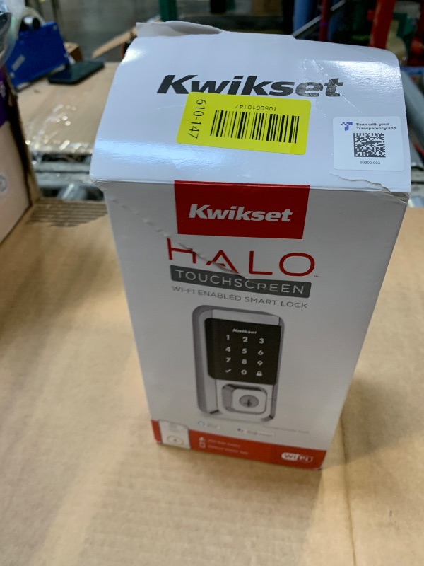 Photo 1 of *FOR PARTS ONLY*
Kwikset Halo Wi-Fi Smart Lock, Keyless Entry Door Deadbolt, Geofence Auto-Unlock, Grade AAA Certified, No Hub Required Easy Install, Polished Chrome Lifetime Finish Warranty, Touchscreen