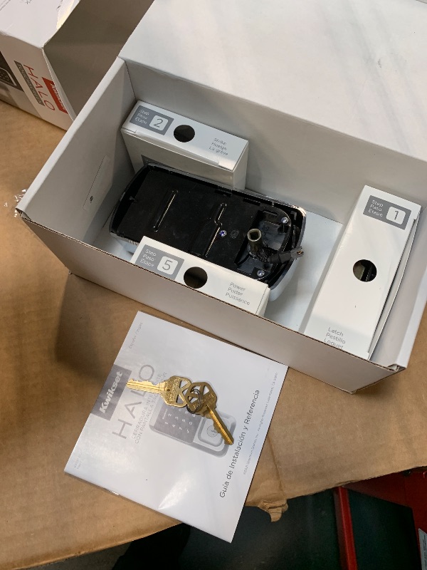 Photo 1 of *FOR PARTS ONLY*
Kwikset Halo Wi-Fi Smart Lock, Keyless Entry Door Deadbolt, Geofence Auto-Unlock, Grade AAA Certified, No Hub Required Easy Install, Polished Chrome Lifetime Finish Warranty, Touchscreen