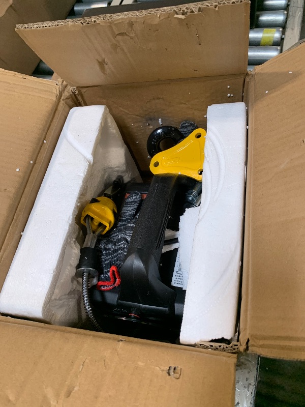 Photo 1 of ** SOLD AS IS NO REFUND/RETURN** SEE COMMENT!
VEVOR 3-in-1 Electric Hoist Winch, 1100lbs 1500W Portable Power Winch Crane, 110V/120V 22.9 ft Lifting Height, 13 ft/min with Manual, Wired and Wireless Remote Control, Overload Protection