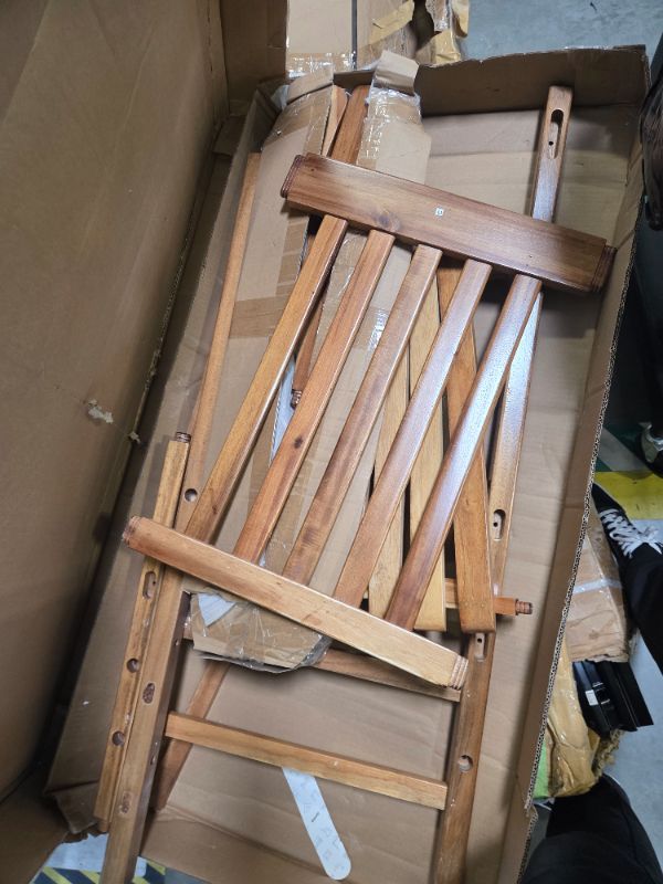 Photo 1 of ***MINOR DAMAGE*** Outsunny Outdoor Rocking Chair, Patio Wooden Rocking Chair with Smooth Armrests, High Back for Garden, Balcony, Porch, Supports Up to 353 lbs, Natural