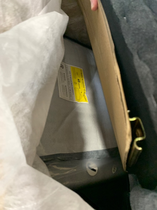 Photo 1 of *** PARTIAL SET ONLY BOX 1 OF 2 **** HONBAY Middle Seat Module for Velvet Modular Sectioanl Sofa, Accent Armless Chair with Storage, GREY