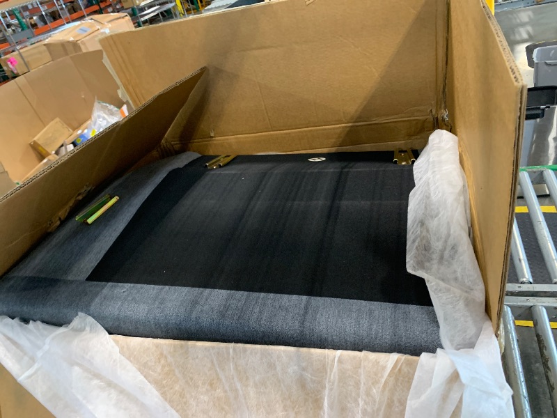 Photo 1 of *** PARTIAL SET ONLY BOX 1 OF 2 **** HONBAY Middle Seat Module for Velvet Modular Sectioanl Sofa, Accent Armless Chair with Storage, GREY