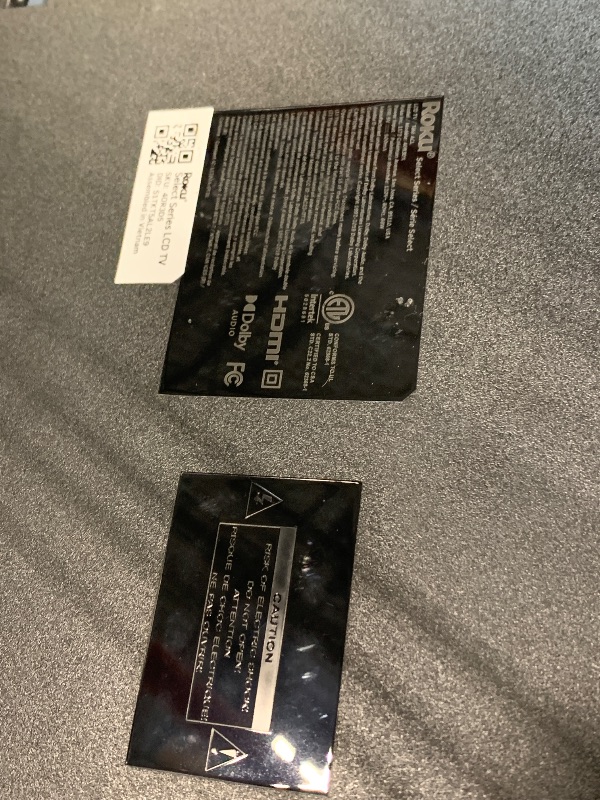 Photo 1 of *** MINOR SCRATCHES **** Roku Smart TV – 40-Inch Select Series, 1080p Full HD TV – Roku TV with Voice Remote – Flat Screen LED Television with Wi-Fi for Streaming Live Local News, Sports, Family Entertainment