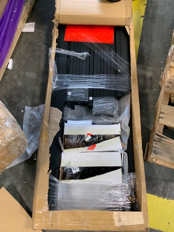 Photo 1 of *** BRING BIG TRUCK ITEM IS SET OF 2 XL BOXES **** Bellemave Queen Over Queen Bunk Bed with Headboard and Full Length Guardrail, Separable Bunk Bed Queen Size, Heavy Duty Bunk Beds Can Turns Into Loft Bed and Platform Bed, Walnut