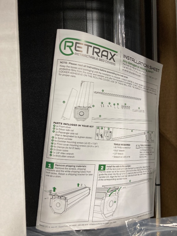 Photo 1 of *** SET OF 2 XL BOXES****  RealTruck Retrax RetraxONE XR Retractable Truck Bed Tonneau Cover | T-60484 | Fits 2020 - 2025 Chevy/GMC Silverado/Sierra 2500/3500HD (does not fit w/ factory side storage boxes) 6' 10" Bed (82.2")