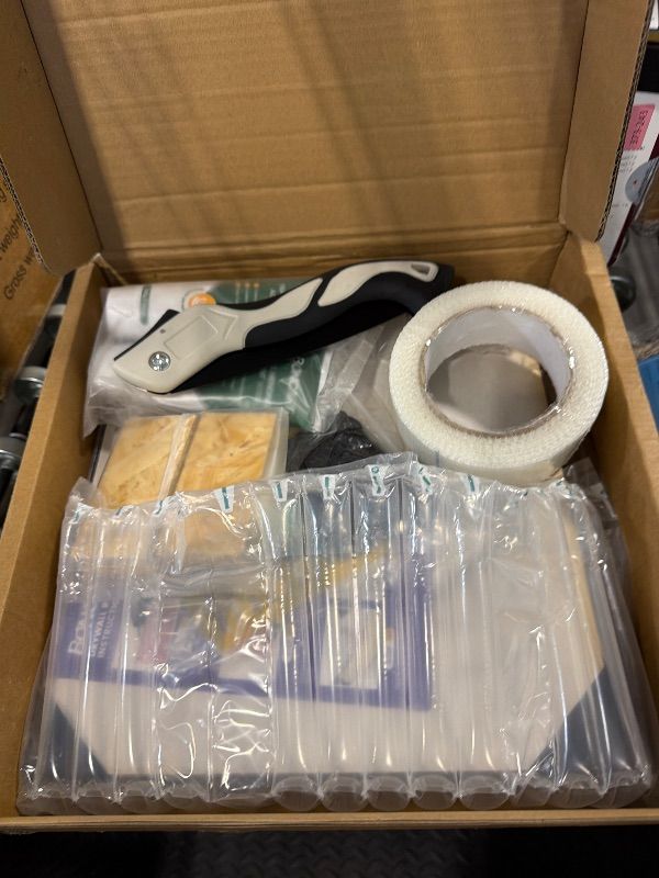Photo 1 of ***** ONLY KNIFE USED **** Drywall Repair Kit,Drywall Repair Panel 12” x12“,Drywall Patch Kit Large Hole,Sheetrock Repair Kit,Wall Surface Large Hole Fill Quick and Easy Solution