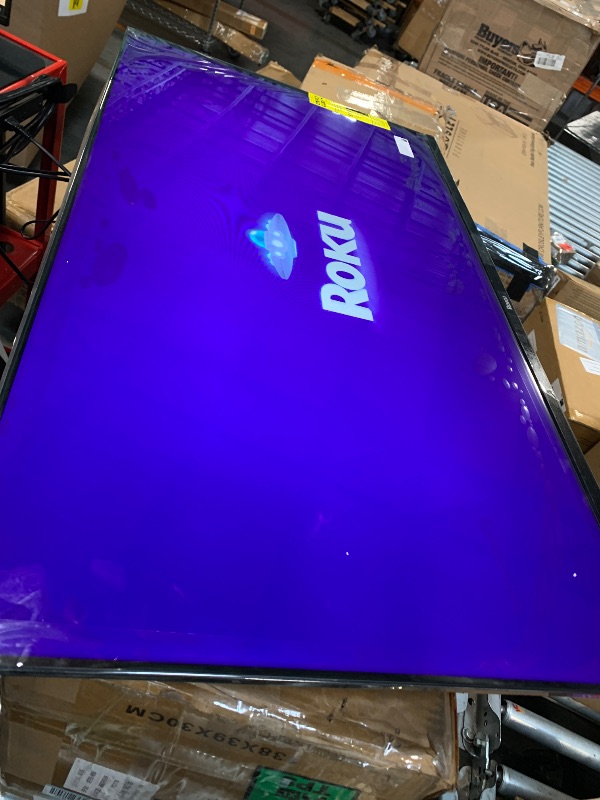Photo 1 of *** MISSING REMOTE *** Roku Smart TV – 40-Inch Select Series, 1080p Full HD TV – Roku TV with Voice Remote – Flat Screen LED Television with Wi-Fi for Streaming Live Local News, Sports, Family Entertainment