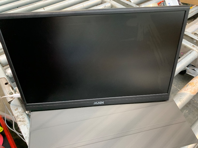 Photo 1 of ***DAMAGE: MAJOR***
***MiSSING PARTS***
***FUNCTIONAL; NO***


MNN Portable Monitor 15.6inch FHD 1080P USB C HDMI Gaming Ultra-Slim IPS Display w/Smart Cover & Speakers,HDR Plug&Play, External Monitor for Laptop PC Phone Mac (15.6'' 1080P)
