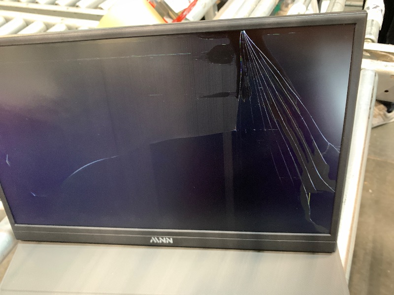 Photo 1 of ***DAMAGE: MAJOR***
***MiSSING PARTS***
***FUNCTIONAL; NO***


MNN Portable Monitor 15.6inch FHD 1080P USB C HDMI Gaming Ultra-Slim IPS Display w/Smart Cover & Speakers,HDR Plug&Play, External Monitor for Laptop PC Phone Mac (15.6'' 1080P)