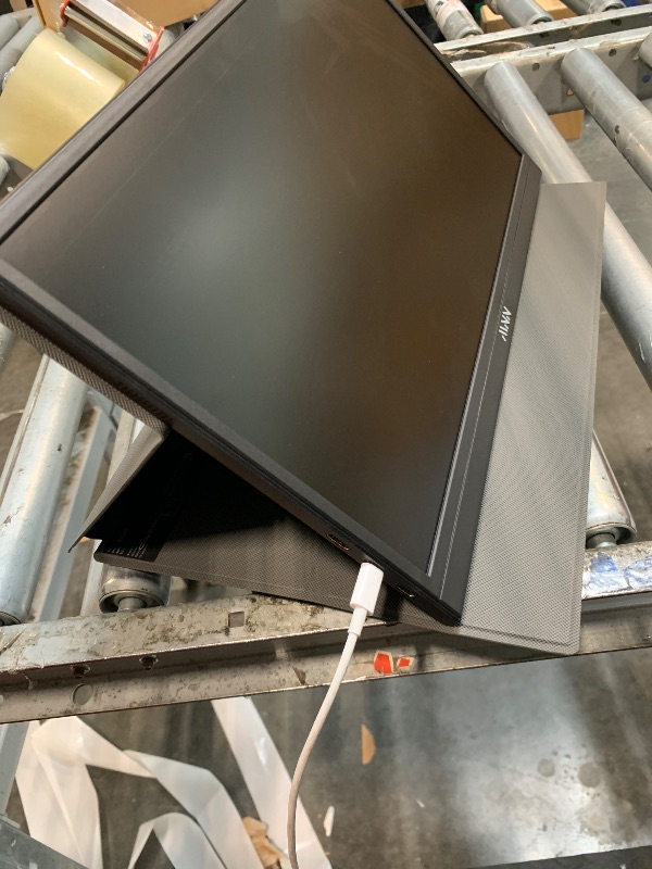 Photo 1 of ***DAMAGE: MAJOR***
***MiSSING PARTS***
***FUNCTIONAL; NO***


MNN Portable Monitor 15.6inch FHD 1080P USB C HDMI Gaming Ultra-Slim IPS Display w/Smart Cover & Speakers,HDR Plug&Play, External Monitor for Laptop PC Phone Mac (15.6'' 1080P)