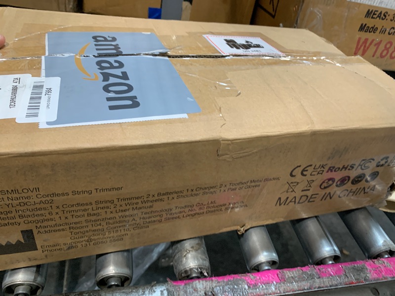 Photo 1 of ** SOLD AS IS, NO REFUND/RETURN** SEE COMMENTS!
SMILOVII 21V Cordless Weed Wacker Lawn Edger, 4.6lbs Lightweight Battery Powered String Trimmer, 4-in-1 Brush Cutter with Metal Blades, Wire Brush & Guide Wheel for Garden Edging (2 Batteries, 2.0Ah)