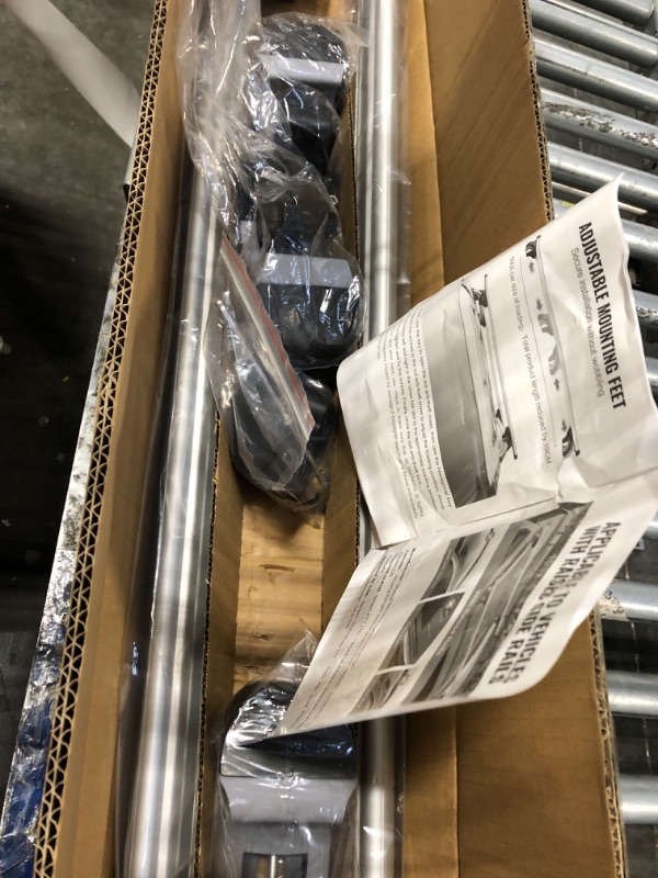 Photo 1 of ***SIMILAR***

VEVOR Van Roof Ladder Racks - 60" Heavy-Duty Steel Racks, 500 lbs Capacity, Universal Midsize & Small Van Roofs, 2 Bars
