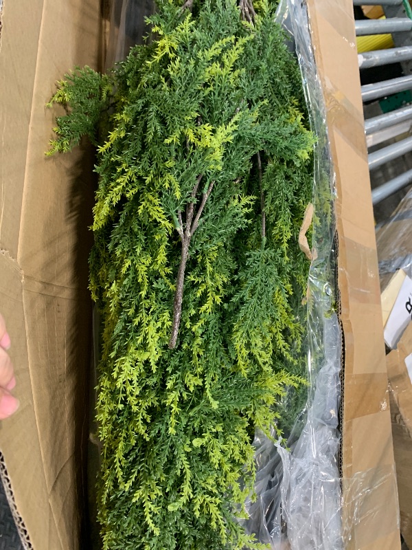Photo 1 of ***JUST ONE TREE*** Logkity Artificial Topiary Tree 5ft Faux Topiary Plants for Front Porch Patio Indoor Outdoor Home Office Decor