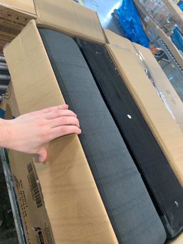 Photo 1 of ***Multiple Boxes*** ***Pick Up With Truck*** JUMMICO Sofa Bed, Sleeper Pull Out Couch with Reversible Storage Chaise, Convertible L Shaped Sectional Couches for Living Room, Apartment (Linen Fabric, Dark Grey)