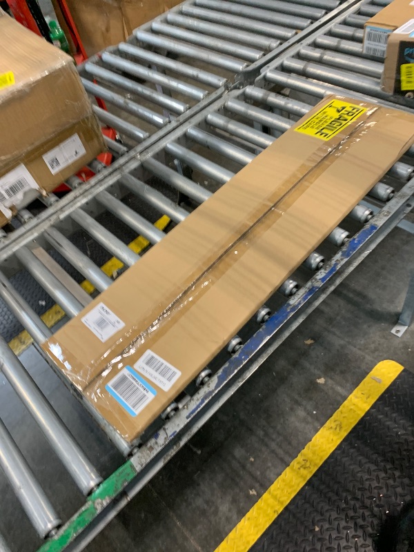 Photo 1 of ***BENT*** 
Prime-Line J 4620 10 x 34 In., Aluminum, Door Kick, Satin Finish (Single Pack)