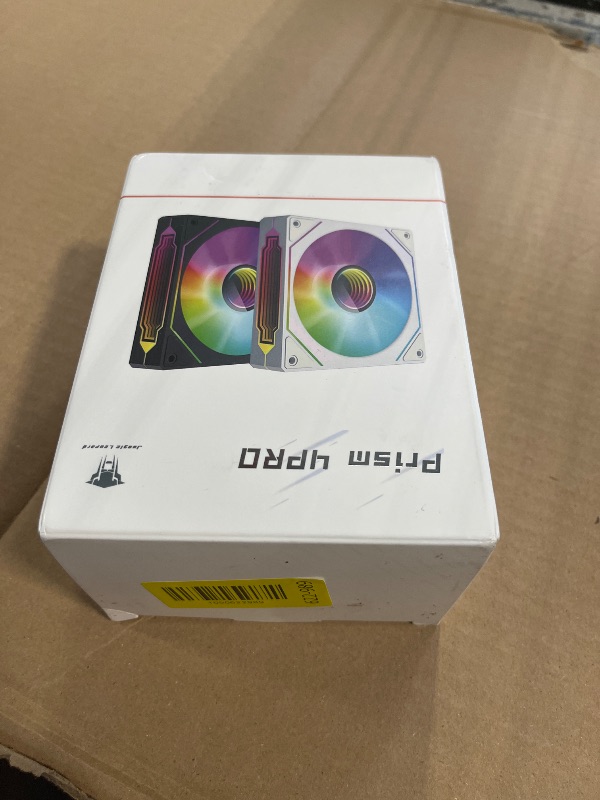 Photo 1 of **Similar item**
Prism4 Pro X3 120mm ARGB Reverse Case Fans,Infinity Mirror RGB Light Effect 5V 3PIN Motherboard Light Sync 800~1800RPM PWM PC Fan Suitable for Computer Case(Triple Pack Black)